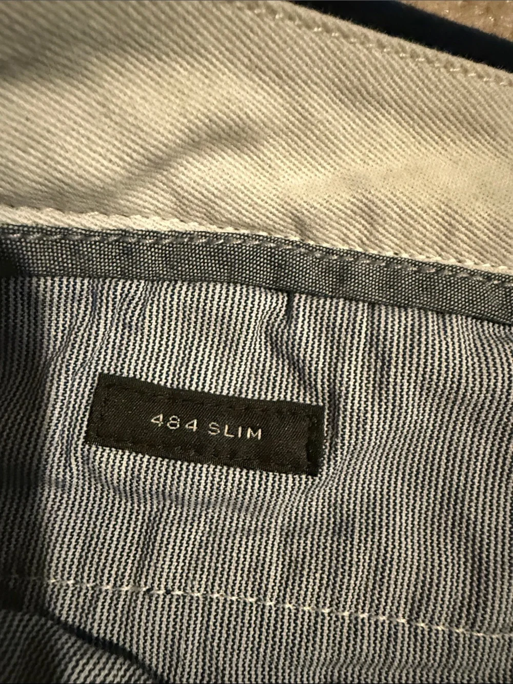 J. Crew Men's Navy Slim Fit Stretch Chinos